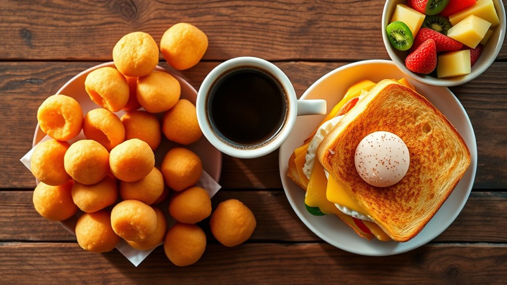 affordable varied breakfast options