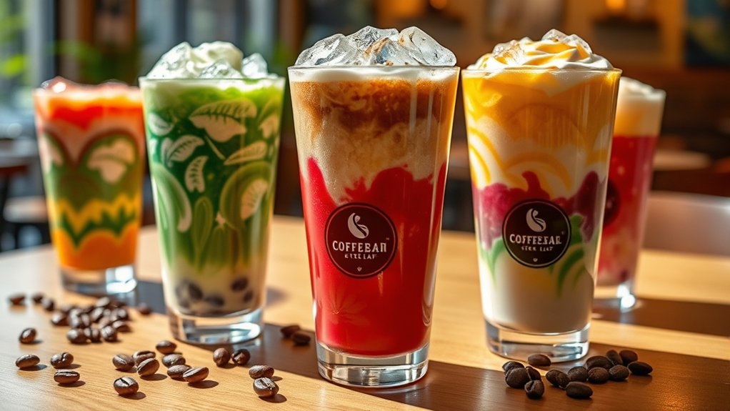blended coffee tea flavors