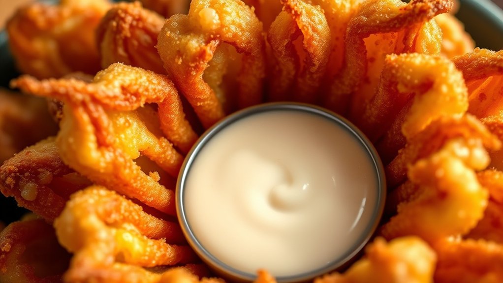 crispy seasoned onion petals