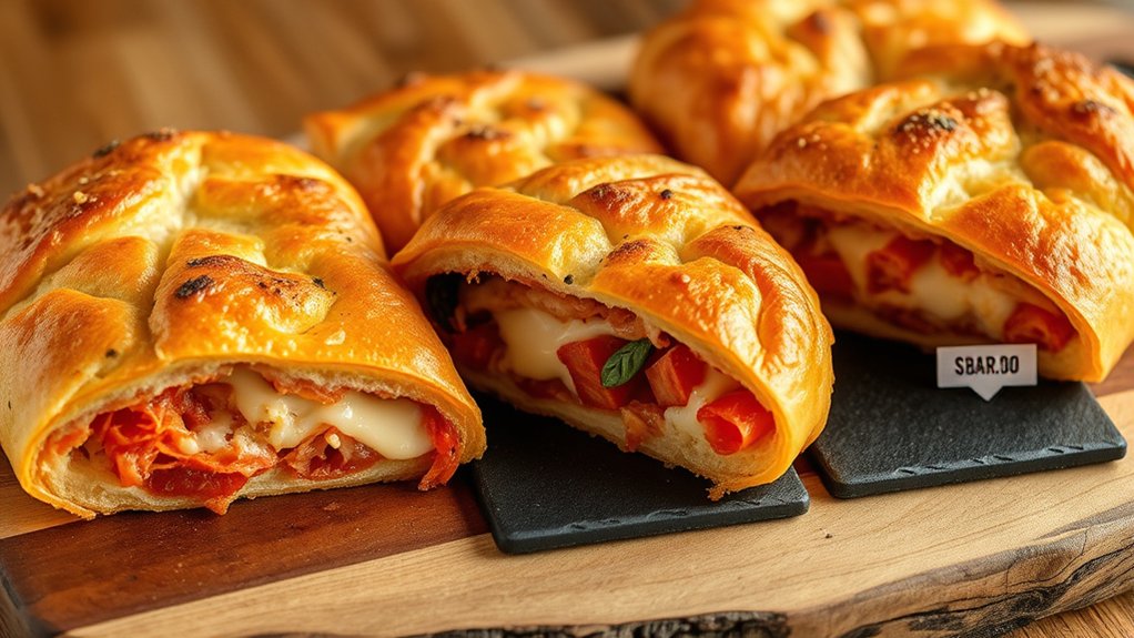crispy stromboli flavor options