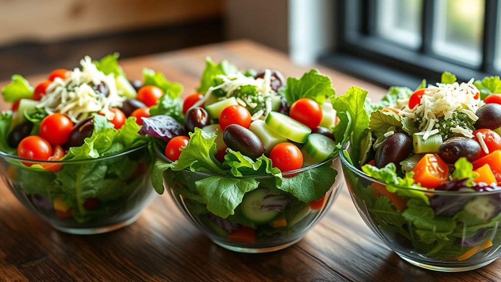 fresh customizable nutritious salads