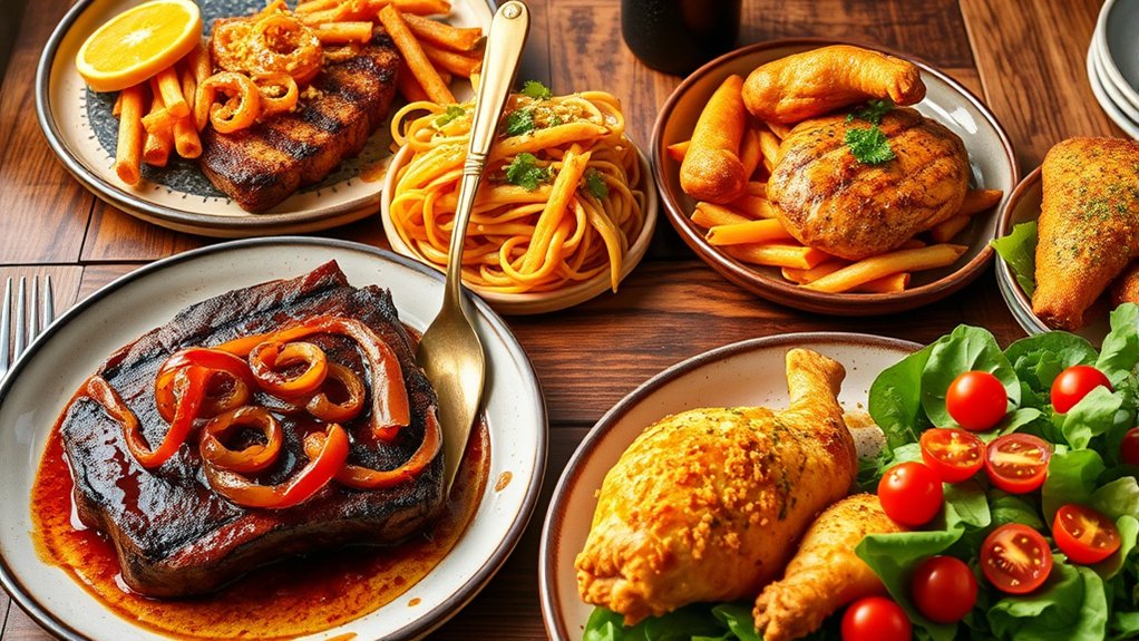 healthy customizable entrees options