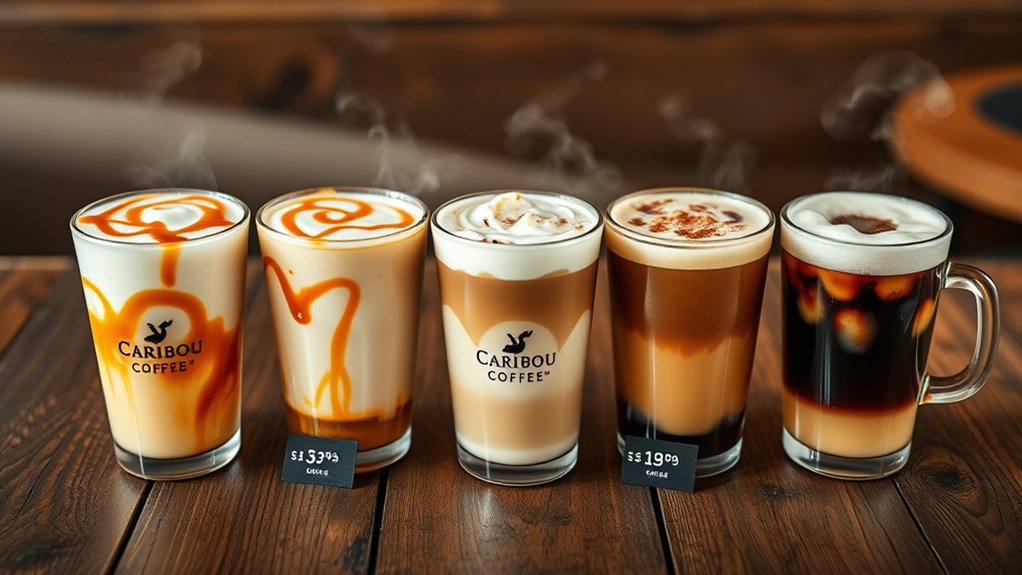 popular caribou menu items