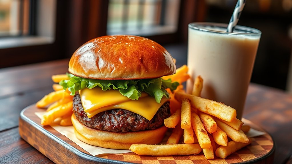 popular checkers menu items