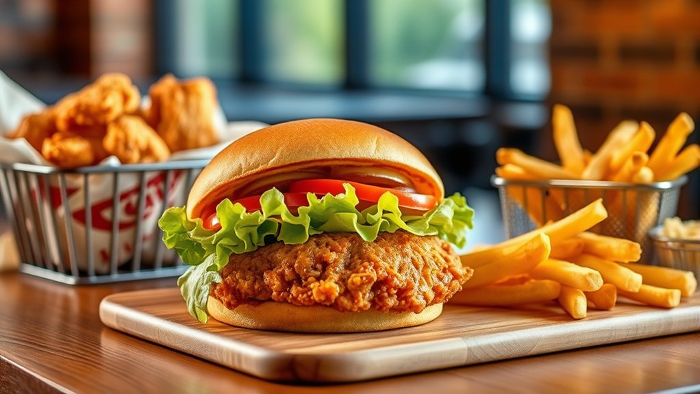 popular crispy chicken offerings