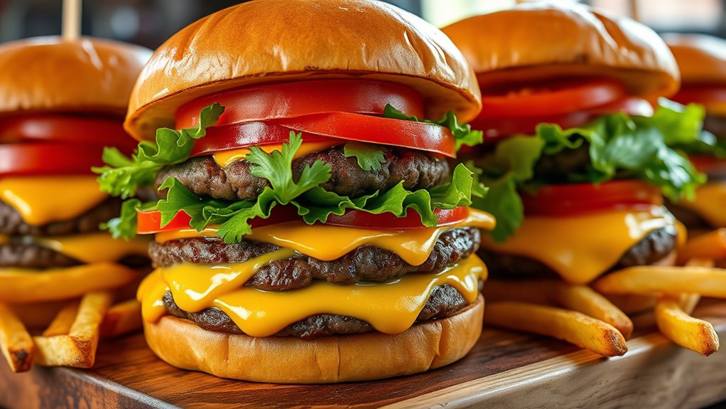 signature flavorful juicy burgers