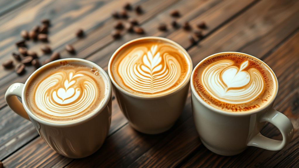 signature flavorful latte selections