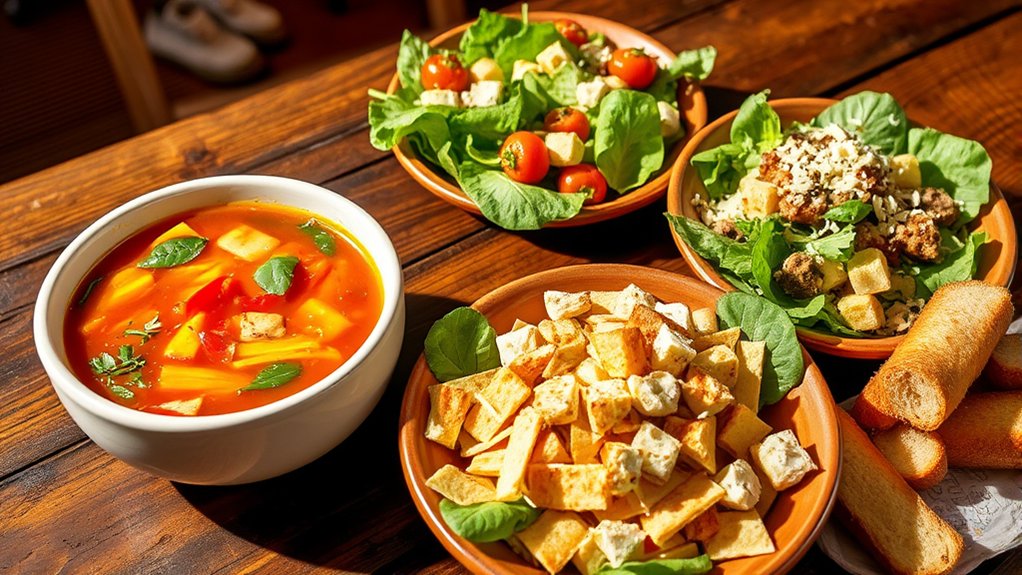 soups salads flavors pairings