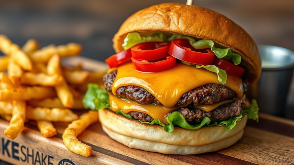 spicy smoky customizable burger