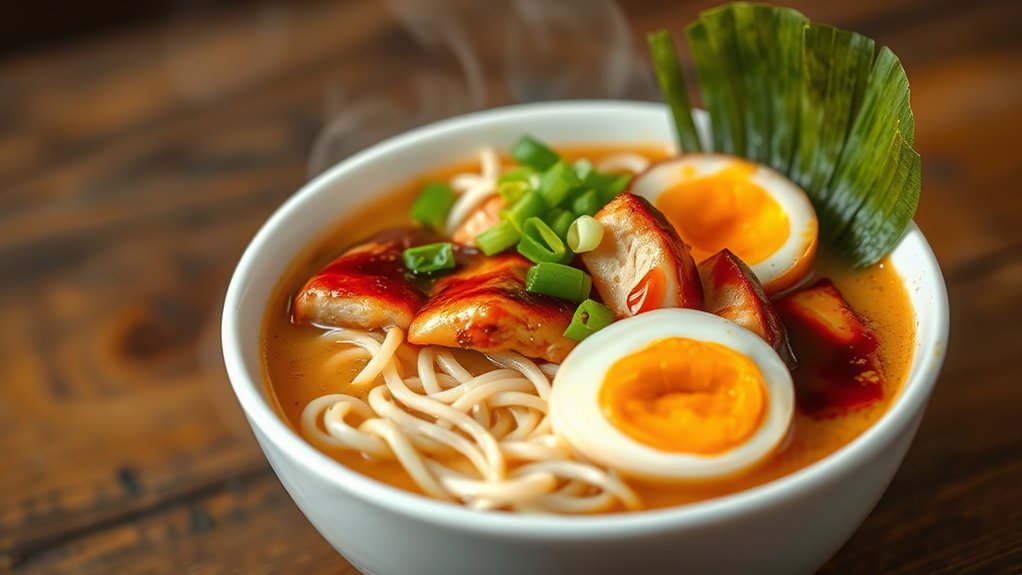 sweet savory chicken ramen