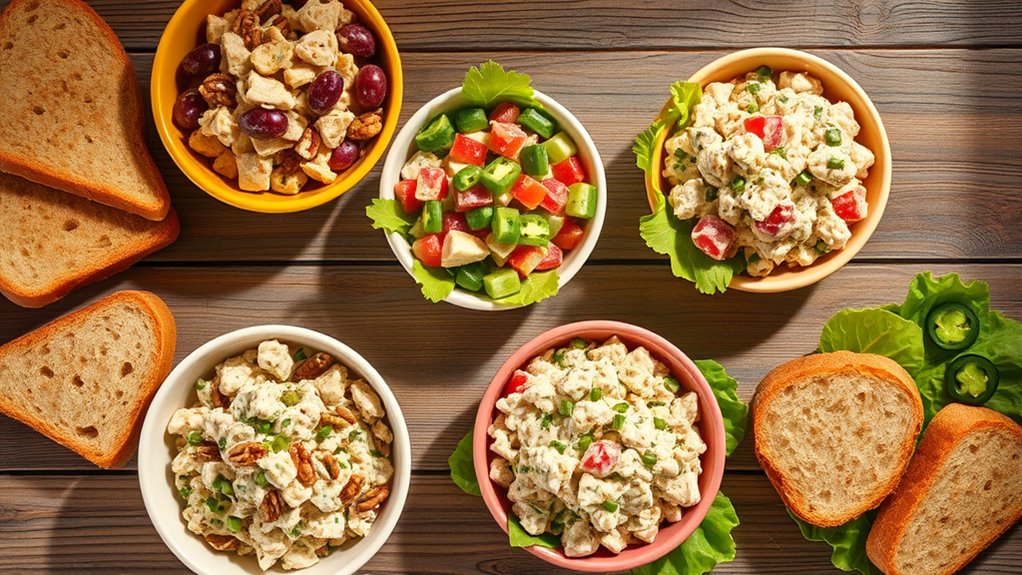 sweet savory chicken salad