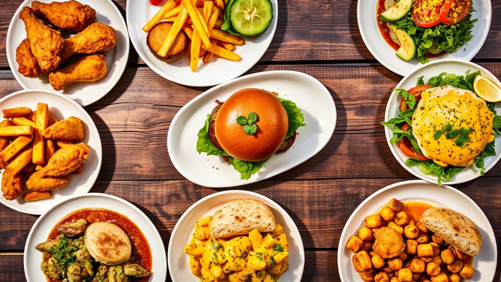top seven menu items