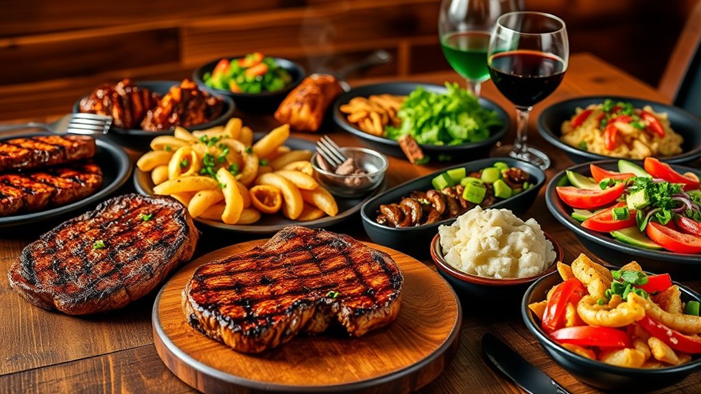 top steakhouse menu prices